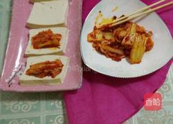 豆腐泡菜的做法图解8