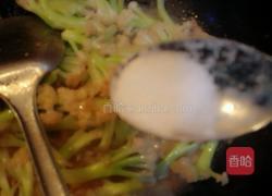 有机菜花炒肉的做法图解11