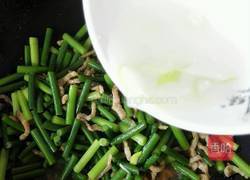 蒜苔肉丝的做法图解12