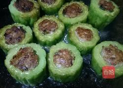 煎酿苦瓜的做法图解6