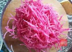 糖醋心里美的做法图解2