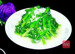 蒜蓉炒菜心的做法图解5