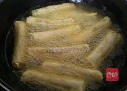 荠菜春卷的做法图解20