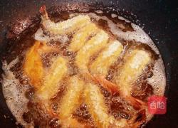 黄金凤尾虾的做法图解13