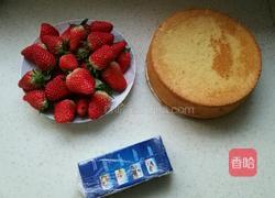 草莓裸蛋糕（八寸）的做法图解1