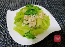 虾皮醋拌芹菜的做法图解6