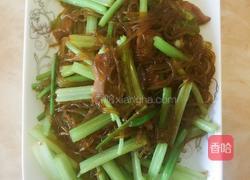 芹菜炒粉条的做法图解7