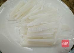 萝卜丝炒河虾的做法图解1