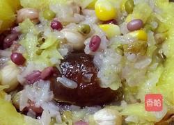 香甜菠萝糯米饭的做法图解4