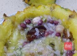 香甜菠萝糯米饭的做法图解3