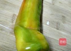 尖椒爆炒苞菜的做法图解2