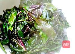 血皮菜炒猪肝的做法图解5