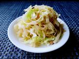 洋白菜肉丝炒饼的做法[图]
