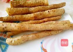 蓝莓酱山药糕的做法图解1