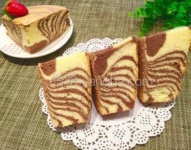斑馬紋雙色戚風蛋糕（八寸）