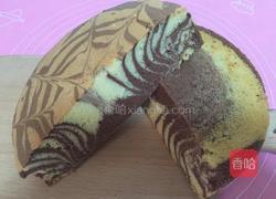 斑马纹双色戚风蛋糕(八寸)的做法图解24