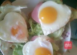 爱心煎蛋 三明治的做法图解4