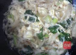 青菜鸡蛋烩饼的做法图解9
