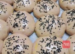 黑芝麻紫薯山药面包的做法图解11