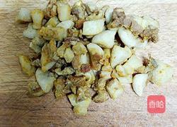 包菜油渣肉馅的做法图解4