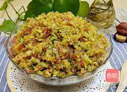 包菜油渣肉馅的做法图解16