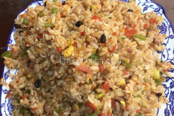 肥肠蛋炒饭