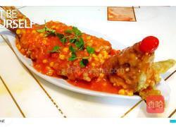 松鼠醋鱼的做法图解11