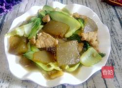 油菜粉坨炒肉的做法图解11