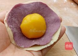 开口奶黄包的做法图解7