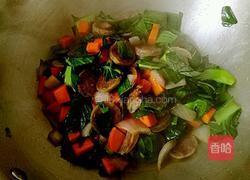 腊肠菜饭的做法图解3