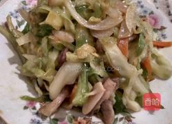 甘蓝炒尖椒胡萝卜的做法图解6