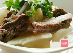 白萝卜炖羊排的做法图解10