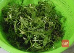 蒸荠菜的做法图解1