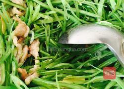 肉丝扁豆的做法图解4