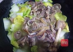 鹽水鵝白菜粉絲煲的做法圖解6