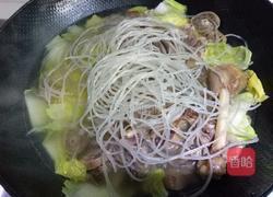 鹽水鵝白菜粉絲煲的做法圖解7