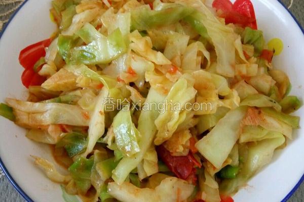 西红柿炒圆白菜
