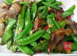 荷兰豆炒风干肉的做法图解8