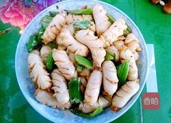 尖椒墨鱼肠的做法图解9