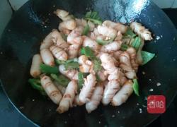 尖椒墨鱼肠的做法图解8