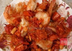 油炸香辣大虾的做法图解3