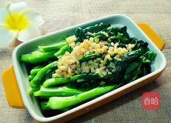 蒜泥蚝油油菜心的做法图解8