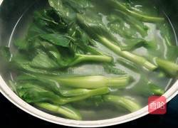 蒜泥蚝油油菜心的做法图解3