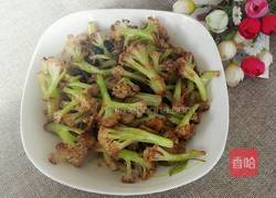 干煸豆豉菜花的做法图解8