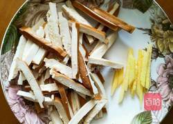 蒜苔炒豆干的做法图解2