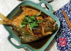 红烧海鲳鱼的做法图解9