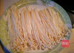 金针菇蒸龙利鱼的做法图解1