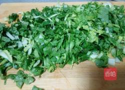 肉末小白菜的做法图解1