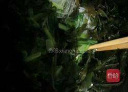 凉拌海带粉丝小油菜的做法图解5