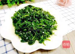 豌豆苗小炒的做法图解6